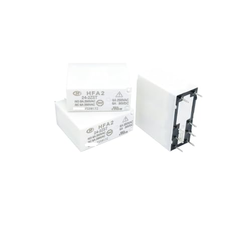 Relais 24V HFA2-24-2ZST composant DC 24V 8A pour carte PCB