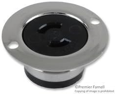 HUBBELL WIRING DEVICES - HBL7468 - CONNECTOR, POWER ENTRY, RECEPTACLE, 15A