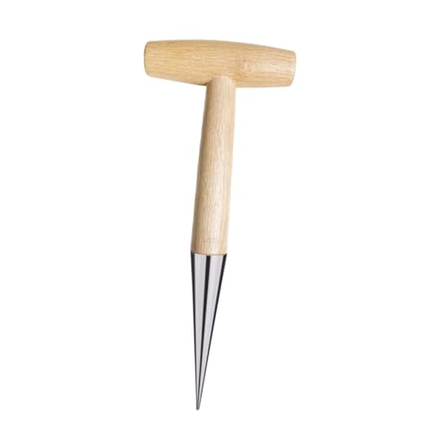 WEKADRIN Pflanzwerkzeug T-Griff Gartenlocher Handstecher Erdlocker Pflanzlochbohrer Setzlinge Umpflanzen Gartenpflege