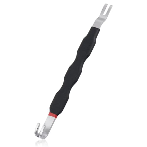 Figpade Automotive Electrical Terminal Connector Separator Removal Tool,2-in-1 Straight & Bent Head Electrical Disconnect Pliers with Non-Slip Grip,Durable Steel Connector Removal Tool