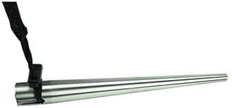Klein Tools 3259TTS Broad-Head Bull Pin, Made in USA, Made of Forged, Heat-Treaded Steel with Black Finish and Tether Hole, 1-5/16-Inch