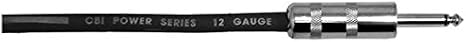 CBI CABLES CBI SC Ultra Duty 12 Gauge 1/4" to 1/4" Speaker Cable, 3 Feet