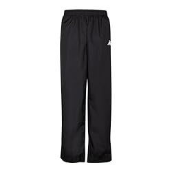Kappa Foggia 2 Pantalones Cortavientos, Unisex Adu...: Pantalón entrenamiento Ideal para lluvia Impermeable Omini Kappa