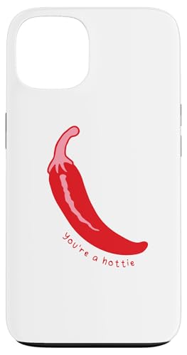Funny Red pepper chili Food spicy hot you are a hottie Carcasa para iPhone 13