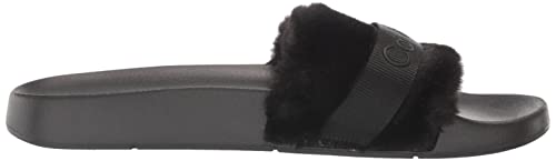 Calvin Klein Women's Anzen Slide Sandal, Black 001, 7 #TOP5