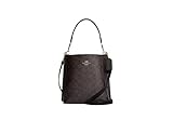 COACH Mollie Bucket Bag 22 In Signature Canvas Brown/Black