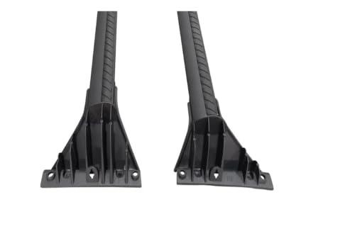 Barres de toit aérodynamiques et silencieuses noires pour X-Trail