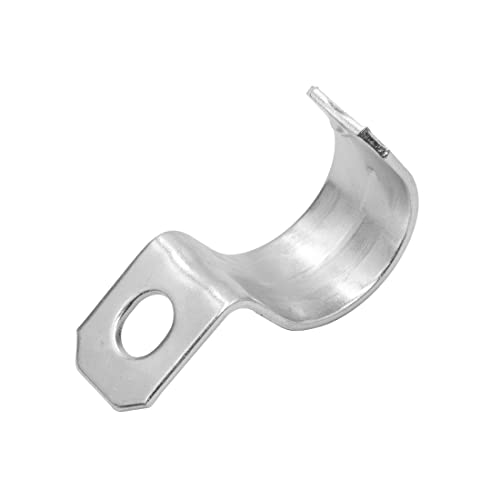 Maxxima 3/4 In. Rigid Or Rmc Push-On 1-Hole Pipe Straps For Conduit Installation, Zinc Plated Steel (50 Pack) #TOP7