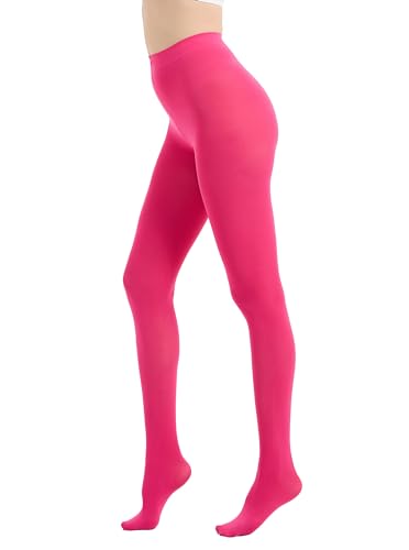 Image of 80D Semi Opaque Tights for Women Stretchable High Waist Womens Stockings Soft Pantyhose with 20+ Colors