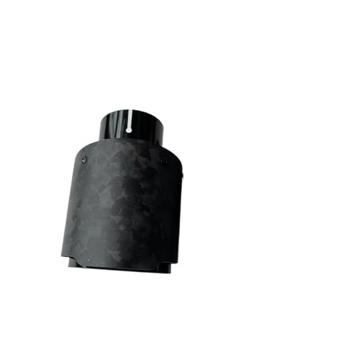 Terminal de escape de acero inoxidable negro mate con acabado deportivo de alta resistencia