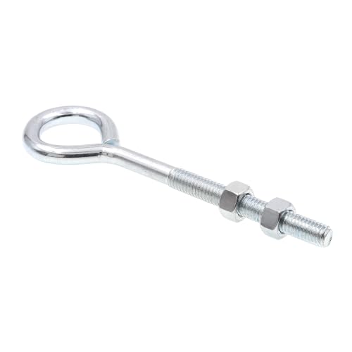 Prime-Line 9066858 Eye Bolts With Nuts, 3/8 In.-16 X 6 In., Zinc Plated Steel (20 Pack)