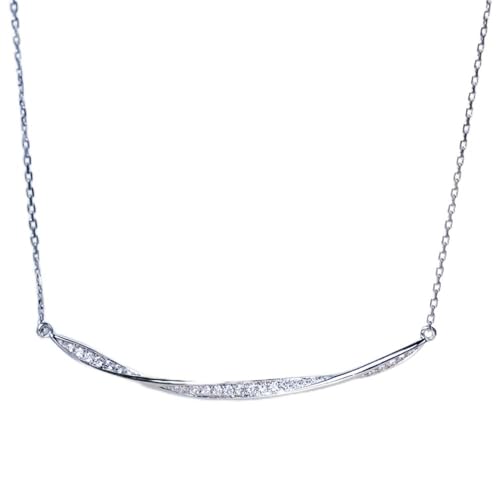Micro pavé de diamants en collier pour femmes, le cadeau idéal pour des fiançailles mémorables