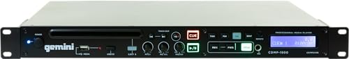 Gemini Sound CDMP-1500 19 Inch Professional/Home Anti Shock Audio Rackmount Single Disc Drive Mountable Cd Mp3 Usb Media Music Player System Input thumb #4