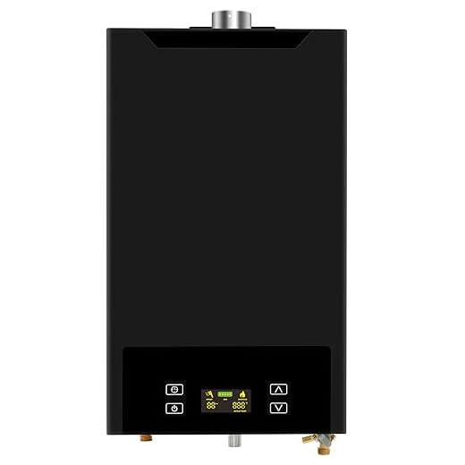 18 L Calentador de Agua Gas metano instantáneo Calentador con Pantalla Digital, diseño portátil sin depósito de almacenamiento, Calentador de Agua de Gas Natural para uso doméstico