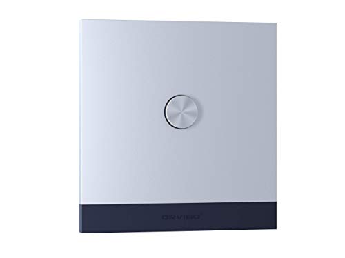 Orvibo Zigbee Smart Light Switch, Silver Grey Smart Wall Touch Switch Compatible with Alexa Google Assistant, App Remote Control, Neutral Wire Required (1 Gang), Easy Installation