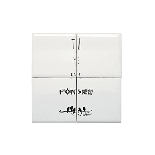 Carreaux céramique décoratif oiseaux cadeau crémaillère