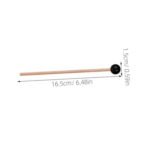 Mazas de batería de madera x2 para xilófono y percusión miniatura 2