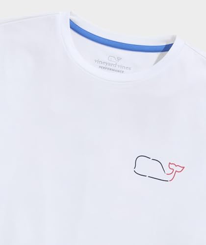vineyard vines Men's On-The-go Whale Outline Short-Sleeve Harbor Performance Tee4