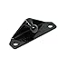 10mm Ball-Stud Mounting Brackets (Pack of 4) Low Profile - Gas Strut Lift Support Fittings (Black Powder-Coated over Zinc-plating) RT-60-00001-4
