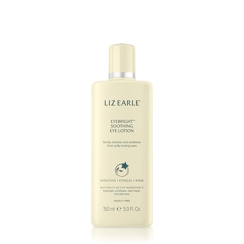 Liz Earle Eyebright Soothing Eye Lotion with Eyebright Herb Cornflower Witch Hazel and Aloe Vera for All Skin Types including Sensitive Skin 150ml