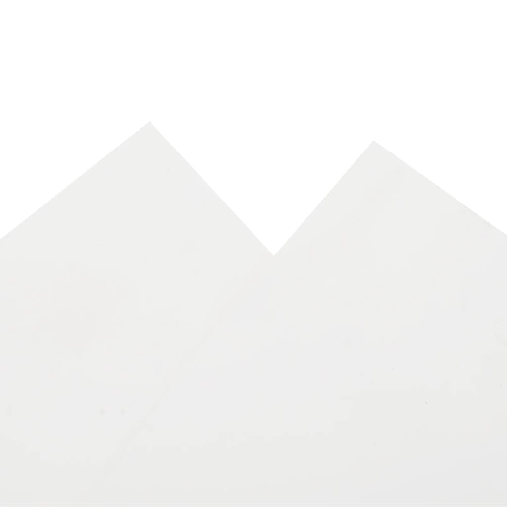 Telone di copertura, bianco, 3,5 x 5 m, in tela con rivestimento in PVC, 650 g/m², impermeabile, antistrappo, resistente ai raggi UV, versatile, telone protettivo per mobili da giardino, auto