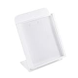 CRFFZ Vitrina de acrílico transparente con tapa para anillos de ombligo, anillos de labios y aretes, exhibición de acrílico