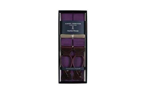 Image of Oliver Wicks Albert Thurston Suspenders for Men, Handmade in England, Premium Quality