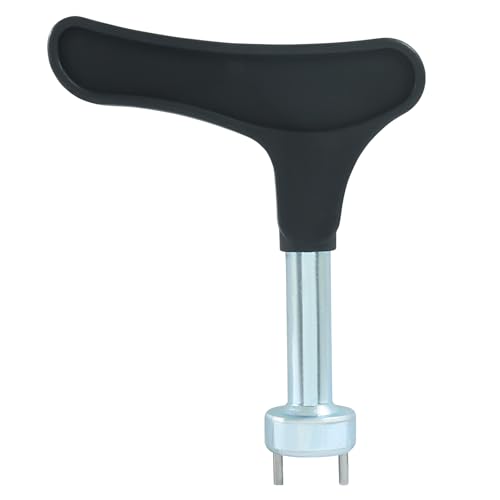 OSVJE 1 Pack Multifunction Golf Shoe Spikes Wrench, Stainless Steel Golf Spike Removal Tool Sturdy Cleat Wrench, Universal Spike Shoes Replacement Tool for Golfers/Professionals