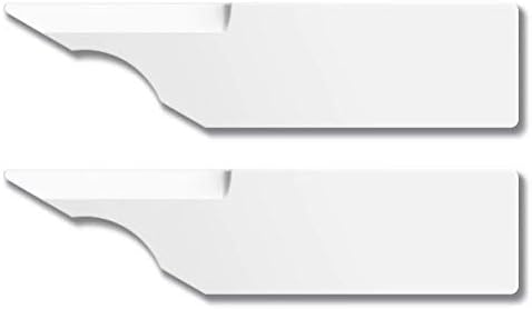 Slice 10484 Replacement Deburring Blades (Concave), Pack of 2, Ideal For Deburring Sheet Metal Edges, Injection-Moulded Plastics, & 3D-Printed Prototypes
