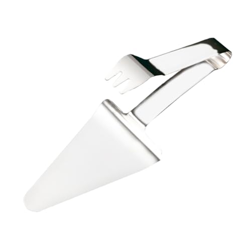 FUNOMOCYA Stainless Steel Pizza Spatula Cake Server Mousse Cake Spatula Utility Tongs Restaurant Kitchen Pizza Shovel Baking Spatulas Pizza Spatula Server Tool Cakes Baking Supplies Silver