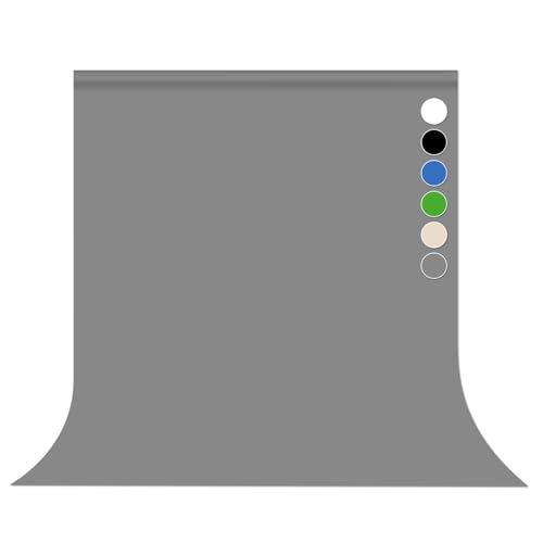 Pksoiil Gray Photo Backdrop for Photoshoot Solid Color Background 5x7 ft