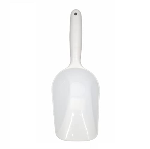 Handy Housewares 12\" Long Jumbo Plastic Scoop, Great in the Kitchen for Flour, Sugar, Cereal, For Pet Food Feeding, Gardening and more (1)