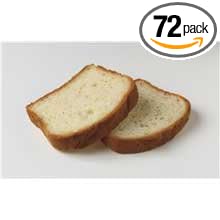 European Bakers Mountain Farm Gluten Free Round Top White Bread -- 72 per case.