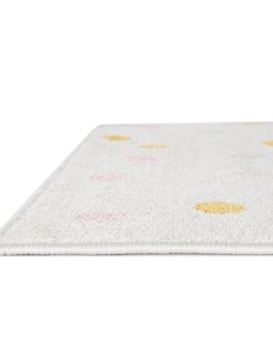 Tapete Whimsy Kids 8x10 Blanco Crudo miniatura 5