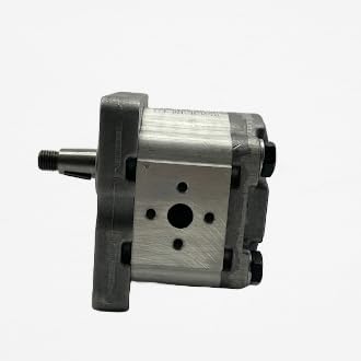 Bomba Hidráulica 6,75 L/min (4,5 cc/rev), 250 bar, Eje Cónico 1:8, Puertos Brida en Cruz, Montaje Europeo marca Hydrosila. Para Tractor, Prensa Hidráulica y Grupo Hidraulico