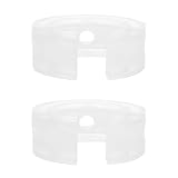 CLISPEED Amortiguadores de Resorte Transparentes para Coche 2 Piezas, Topes de Goma para Suspensión, Herramienta de Absorción de Impactos para Vehículos Todoterreno y Automóviles