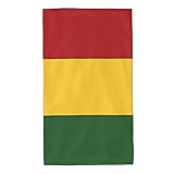 MINGSHAN Rasta Flag Print Ultra Soft Hand Towel Absorbent Face Towel for Bathroom, Hotel, Gym(27.5' x 16')