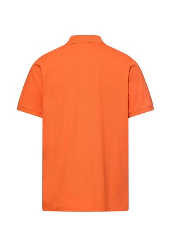 camel active Herren Poloshirt mit Druckknöpfen Orange, Menswear-XXL – Ansicht 8