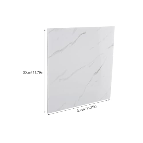 Panneaux muraux adhésifs effet marbre SHINEOFI : 30 pièces de revêtement vinyle pour séjour - 3