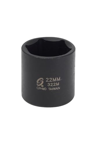 Sunex 322m 3/8-Inch Drive 22-Mm Impact Socket Sunex 322m 3/8-Inch Drive 22-Mm Impact Socket