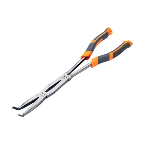 Double Joint Plier Anti Slip Long Handle Plier, for Industrial Construction, 20 Small Round, Total Length 34cm