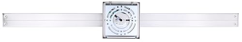 Canarm Serene Coast 30-Inch LED Square Bath Vanity Light – Brushed Nickel Accents, Frosted Acrylic Shade Modern Dimmable Bathroom Lighting for Makeup, Grooming, and Daily Tasks by Canarm - Used condition - Image 4
