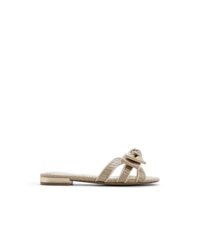 Image of Ted Baker Women's Elsie Leather Bow Flat Sandal