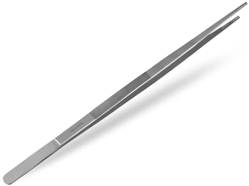 Küchenpinzette, Grillpinzette, Kochpinzette, Pinzette Edelstahl Gerade...