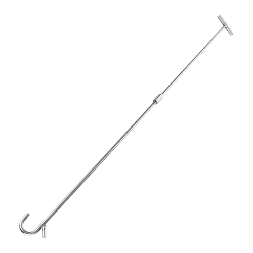 AFEISOL 5th Wheel Pin Puller Heavy Duty 31 5th Wheel Pin Puller Chrome Plated Fifth Wheel Pin Puller Solid Steel 5th Wheel Puller with w/Hook