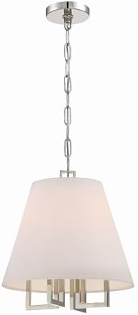 Libby Langdon for Crystorama Westwood 4 Light Nickel Chandelier