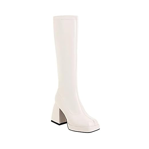 2022 2022 Bottes Hiver Femmes Hautes Femme Talons Au Dessus du Genou Talon Mariage Lacets, Boucle Chaud Chaussures D'ÉQuitation Pas Cher Militaires Pointure Bottes Hautes pour Femmes