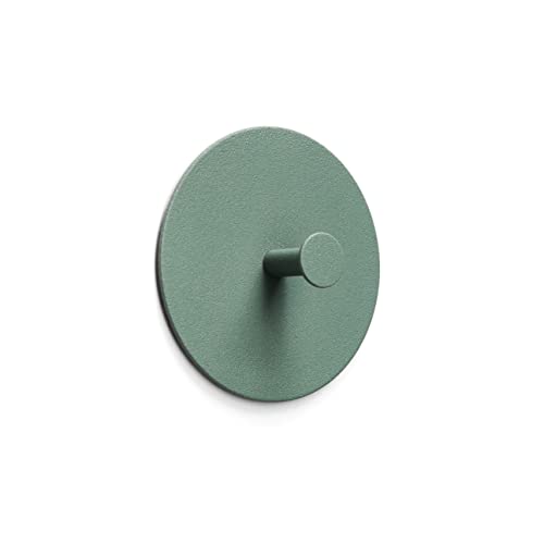 Bidetlity Gancho de pared, diseño nórdico, autoadhesivo, ideal para baño, cocina, inodoro, toallero, perchero, sin agujeros, multicolor mate