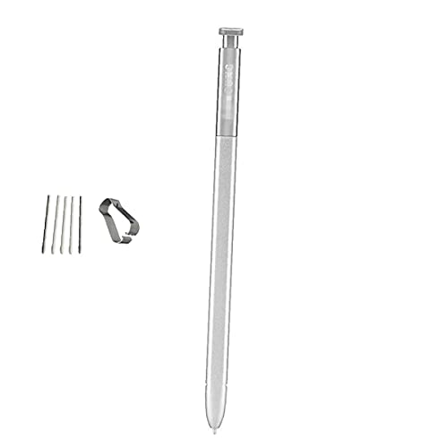 Stylus Touch Screen Pen,Biuboom S Pen Stylus Touch Pen Tablet Capacitive Replacement for Samsung Chromebook Pro XE510C24-K01US and Chromebook Plus XE510C24-K01US+Replacement Tips/Nibs-Silver