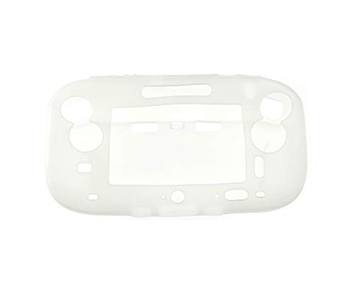 Protective Soft Rubber Silicone Shell Case Cover for for Wii U Gamepad Controller (White)